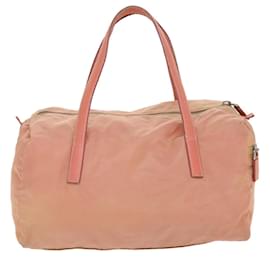 Prada-PRADA Shoulder Bag Nylon Pink Auth bs4596-Pink