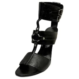 Saint Laurent-Gladiator-Sandalen mit hohem Absatz von Saint Laurent-Schwarz