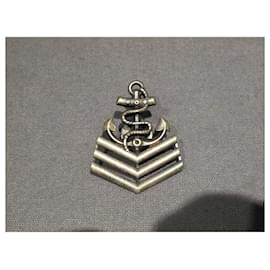 Saint Laurent-Saint Laurent nautical pin / brooch-Silver hardware
