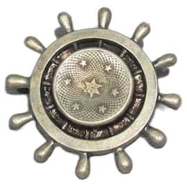 Saint Laurent-Saint Laurent Rudder brooch / Pin-Silver hardware