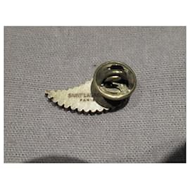 Saint Laurent-Saint Laurent paisley pin / brooch-Bronze