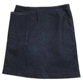 Armani Jeans-Armani Jeans skirt-Navy blue