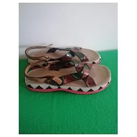 Prada-Sandalen-Mehrfarben