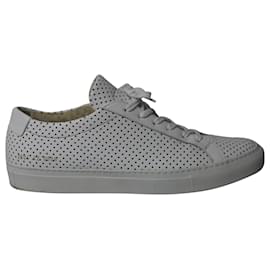 Autre Marque-Common Projects Original Achilles Low Perforated Sneakers in White Leather-White