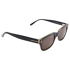 Tom Ford-Tom Ford Snowdon Sunglasses in Brown Acetate-Other