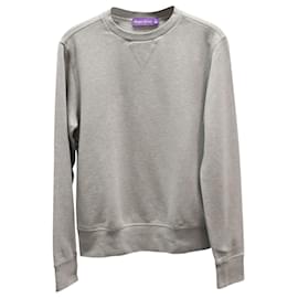 Autre Marque-Ralph Lauren Purple Label Crewneck Sweater in Grey Cotton-Grey