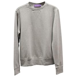 Autre Marque-Ralph Lauren Purple Label Pullover mit Rundhalsausschnitt aus grauer Baumwolle-Grau