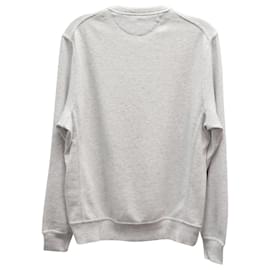 Brunello Cucinelli-Brunello Cucinelli Crewneck Sweater in Grey Cotton-Grey