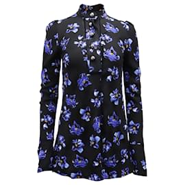 Proenza Schouler-Blusa de crepé con estampado floral en poliéster multicolor de Proenza Schouler-Otro,Impresión de pitón