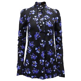 Proenza Schouler Crêpe-Bluse mit Blumenmuster aus mehrfarbigem Polyester Andere Python drucken