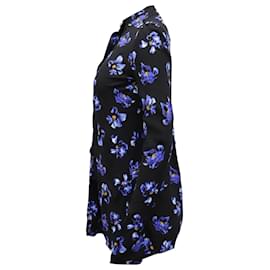 Proenza Schouler-Blusa de crepé con estampado floral en poliéster multicolor de Proenza Schouler-Multicolor