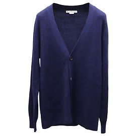 Acne Studios Button-Front Cardigan in Navy Blue Wool Blue Navy blue