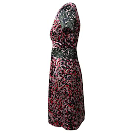 Hugo Boss-Vestido recto con estampado de camuflaje en poliéster multicolor de Hugo Boss-Multicolor