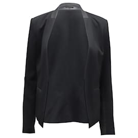 Theory-Theory Collarless Blazer in Black Polyester-Black