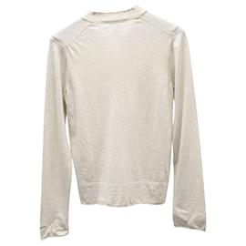 Comme Des Garcons-Comme des Garçons Button Front Cardigan in Grey Cotton -Grey