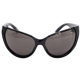 Balenciaga-Balenciaga BB0201Óculos de sol S Xpander em acetato preto-Preto