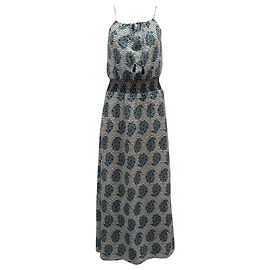 Tory Burch Maxikleid aus Seide mit Blumenmuster Andere Python drucken