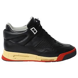 Maison Martin Margiela Maison Margiela Baskets Montantes Deadstock en Cuir Noir Noir