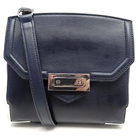 ALEXANDER WANG BORSA PRISMA MARION 13054 TRACOLLA IN PELLE BLU NAVY Blu navy