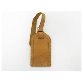 Louis Vuitton-LOUIS VUITTON DOOR ADDRESS CLEAN LINK PADLOCK BAG KEEPALL ADRESS HOLDER PADLOCK-Brown