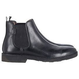 Polo Ralph Lauren Chelsea Boots in Black Leather Black