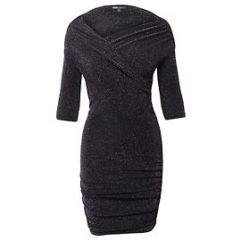 Maje Riola Stretch-Bodycon-Minikleid aus schwarzem Polyamid Schwarz