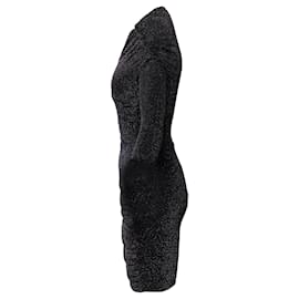 Maje-Maje Riola Stretch-Bodycon-Minikleid aus schwarzem Polyamid-Schwarz