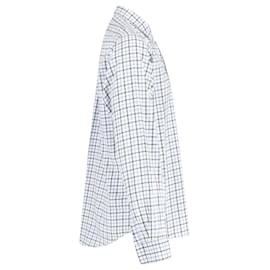 Acne-Acne Studios Checked Shirt in White Cotton-Other