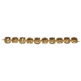 Pulsera de cristal Swarovski Harmonia en oro amarillo Amarillo
