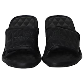 Balenciaga-Balenciaga Quilted Heeled Sandals in Black Satin-Black