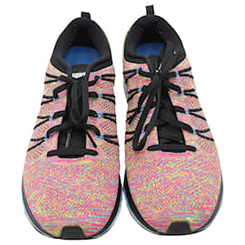 Nike-Nike Flyknit Sneaker aus mehrfarbigem Spandex-Mehrfarben