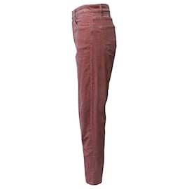 Isabel Marant-Isabel Marant Regular Fit jeans in Pink Cotton Denim-Pink