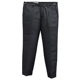 Calça reta Jil Sander em algodão preto Preto