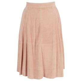 Jupe Iris & Ink Circle en Daim Rose Rose