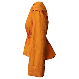 Autre Marque-Blusa Stine Goya com amarração nas costas e decote em V em poliéster laranja-Laranja