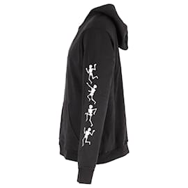 Palm Angels-Palm Angels Dance of Death Hoodie in Black Cotton-Black