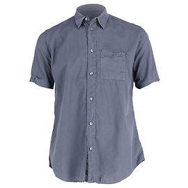 Maison Martin Margiela Camicia Maison Margiela a maniche corte con tasche con borchie in cotone blu navy Blu Blu navy