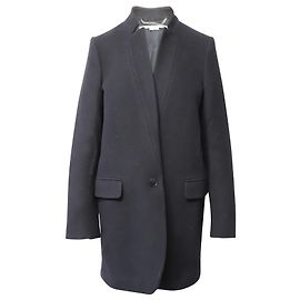 Stella Mc Cartney Abrigo Stella McCartney Bryce de lana negra Negro