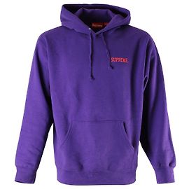 Moletom com capuz de caveira Supreme Ralph Steadman em algodão roxo Roxo