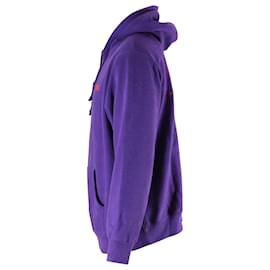 Supreme-Supreme Ralph Steadman Skull Hooded Sweatshirt in Purple Cotton-Purple