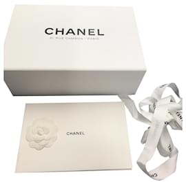 Chanel-Caixa Chanel para bolsa-Branco