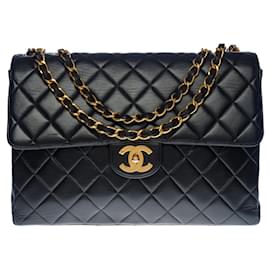 Chanel-Sac Chanel Timeless/classic black leather - 100511-Black