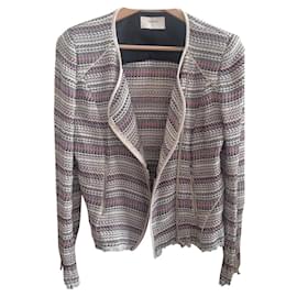 Ba&Sh Bestickte Baumwolljacke Eggshell Aus weiß