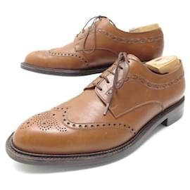 JM Weston-JM WESTON SHOES 331 DERBY COUNTRY GENTS 8E 42 wide 42.5 LEATHER SHOES-Caramel