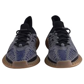 Autre Marque-ADIDAS YEEZY BOOST 350 V2 in Slate Blue Primeknit-Blue