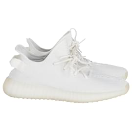 Autre Marque-ADIDAS YEZY BOOST 350 V2 Sneakers in Primeknit Triple White-Bianco