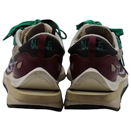Autre Marque-Sacai x Nike Vaporwaffle Sneakers in Villain Red Suede-Other,Python print