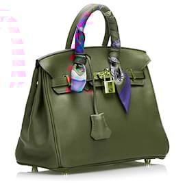 Hermès-Hermes Red Swift Birkin 25-Red