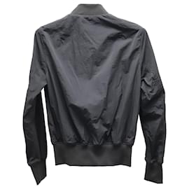 Autre Marque-Ami Paris Bomber Jacket in Black Polyamide-Black