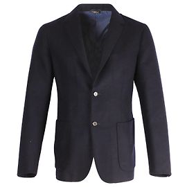 Jil Sander Blazer Jacket in Navy Blue Cashmere Blue Navy blue